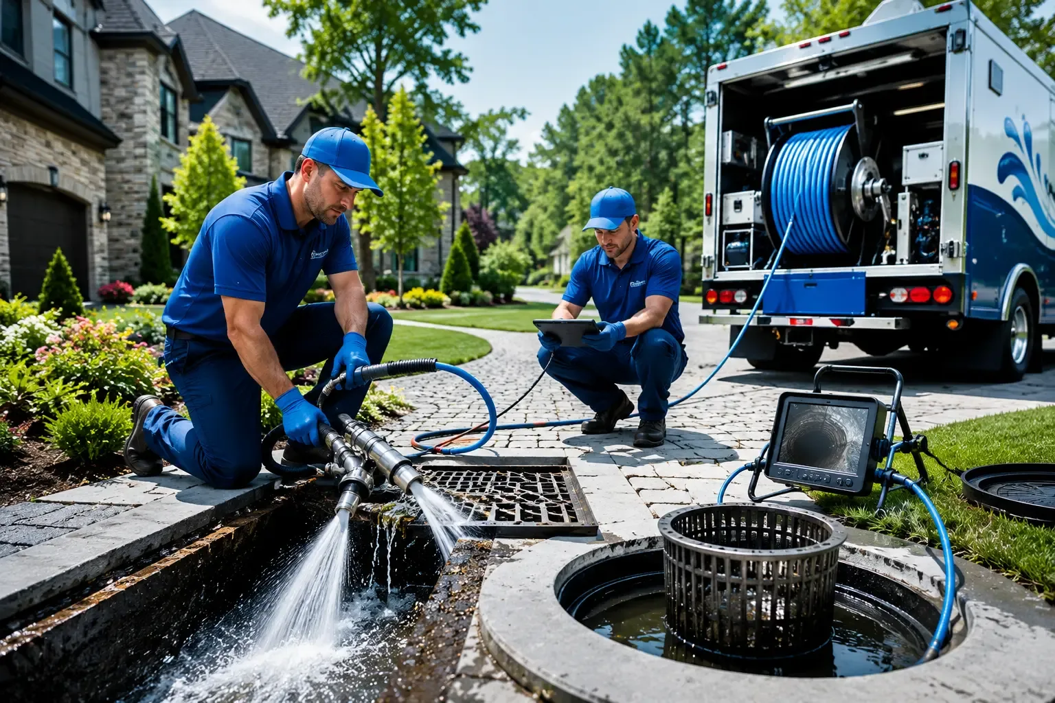 Local outdoor drain cleaning professionals in Hull, TX