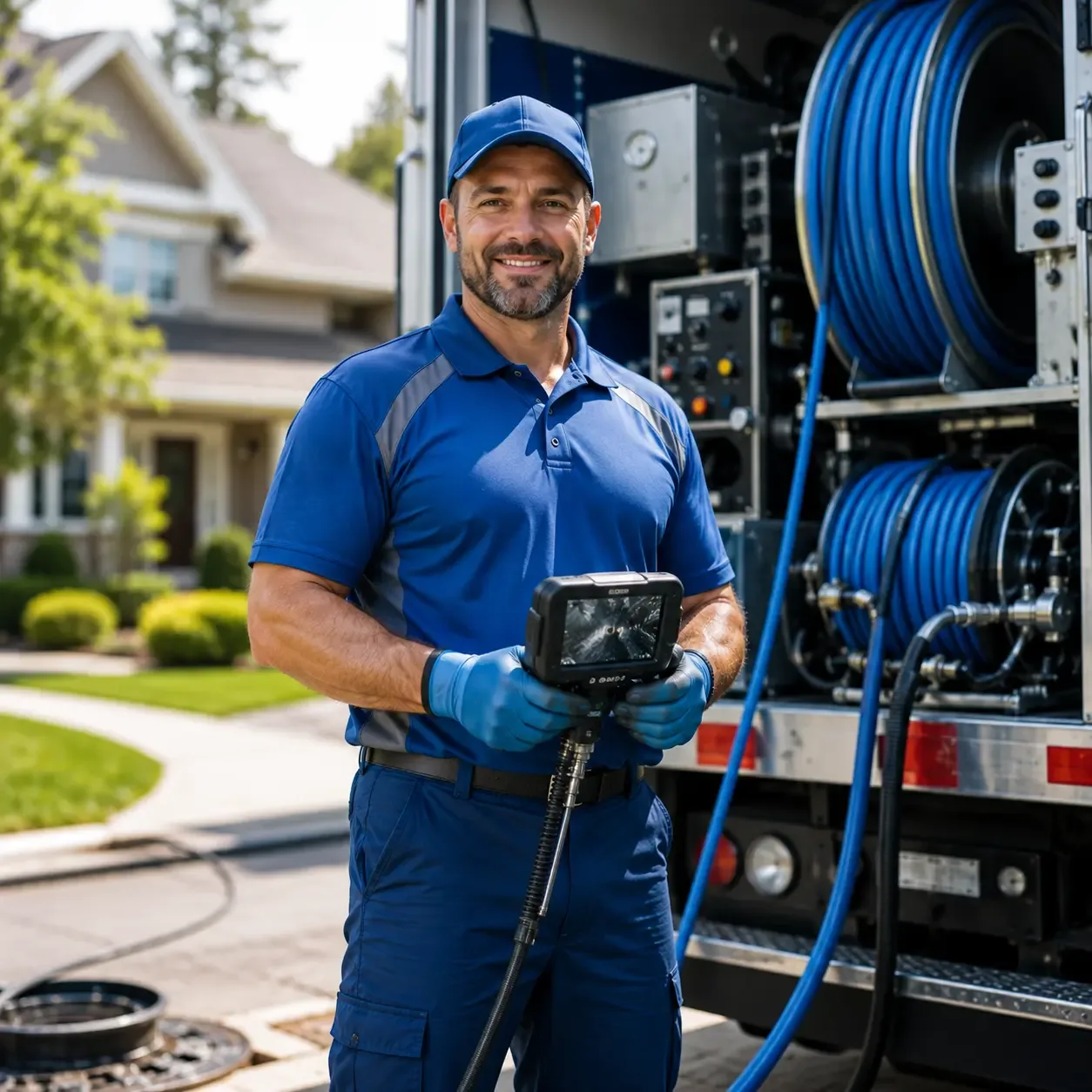 Local outdoor drain cleaning specialists in Hull, TX